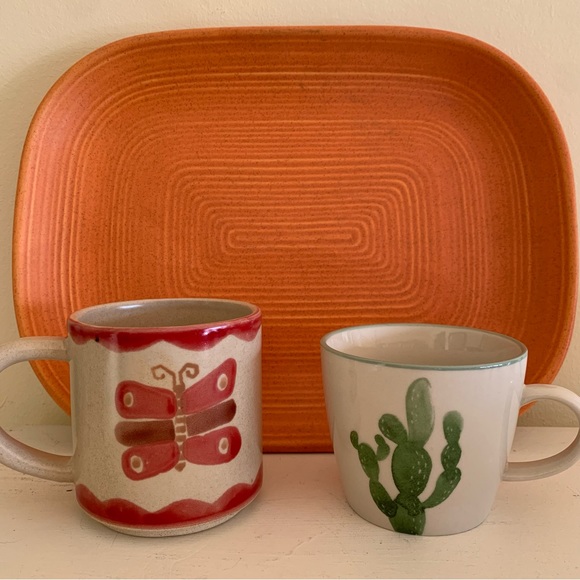 Vintage ROYAL STONE Stoneware Concentric Rings Design Platter Server MCM - Picture 6 of 10